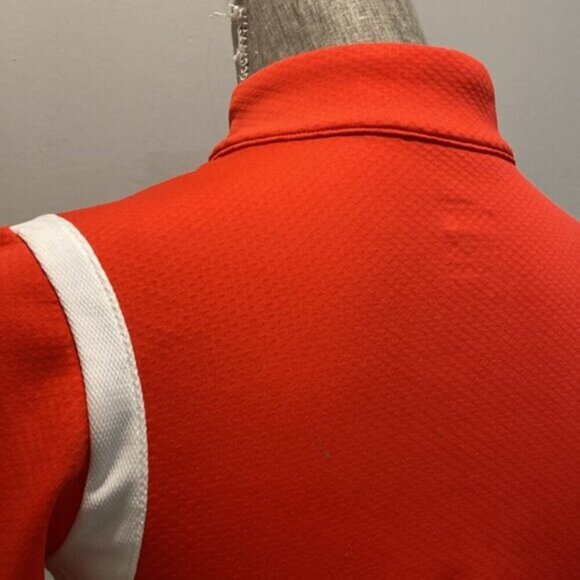 Nike Zip Jacket Red Brown White Small/Medium Fit Size L - Picture 10 of 15